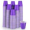 Yetene 200 Pcs 2 oz Plastic Shot Cups Mini Shot Tasting Cups for Wine Whiskey Food Wedding Baby Shower Party Drinking Beer Taste Supplies(Purple) view 1