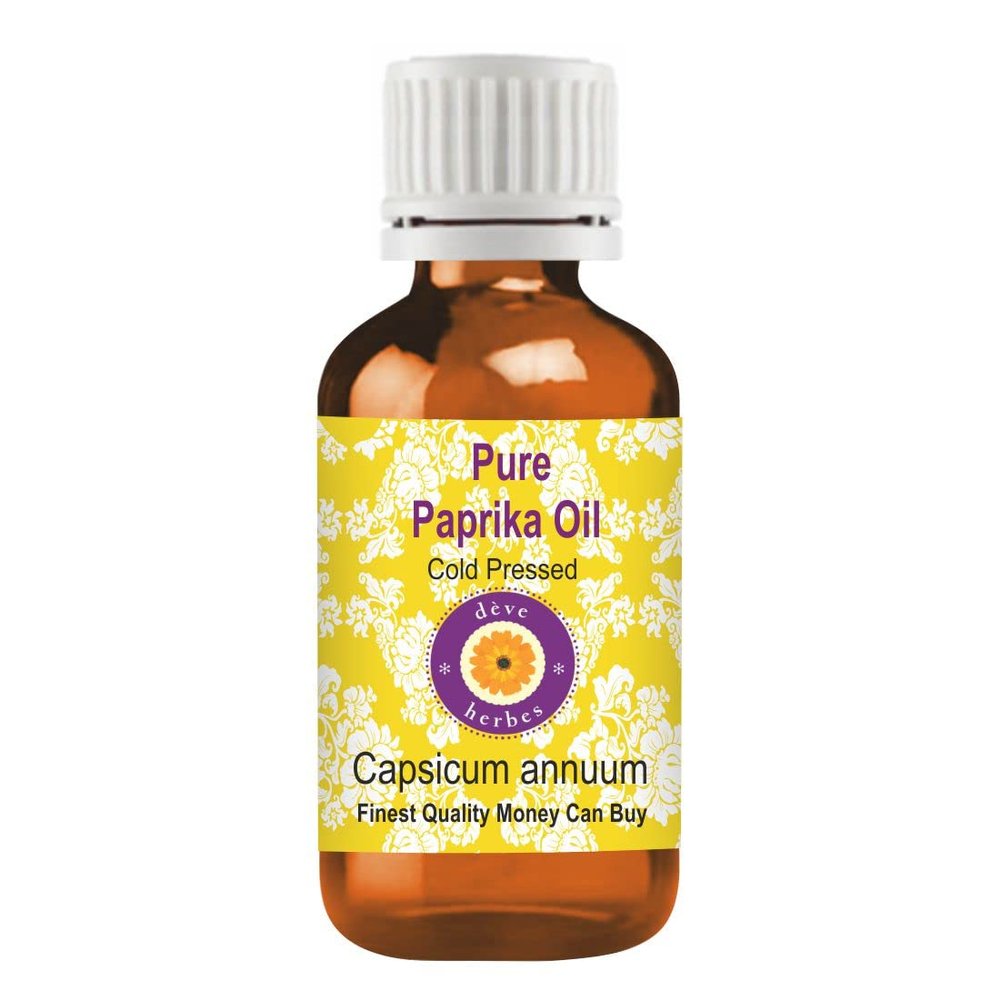 dve herbes Pure Paprika Oil (Capsicum annuum) Cold Pressed 15ml (0.50 oz)