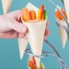 Kichvoe 150Pcs Disposable Wood Ice Cream Cones, Multi-Function Charcuterie Cones for Desserts, Perfect for Parties, Weddings, and Events view 4