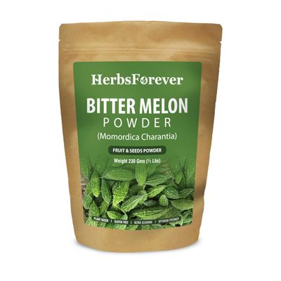 Herbsforever Bitter Melon Powder Karela Powder Rich in Vitamin C Non GMO, Vegan 230 GMS