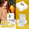Crtiin 8 Pack Gift Boxes Set 8 x 8 x 4 Inch White Paper Bridesmaid Proposal Gifts Box with Lids for Presents Wedding Bridal Valentine's Day Easter Mother's Day Birthday Gift Packaging Party Favors view 2