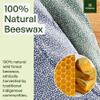 Mioeco Organic Beeswax Wrap for Food - Assorted 6 Pack Cotton Bees Wrap - Reusable Beeswax Food Wrap - Made from Natural Ingredients Coral - 6 Pieces - Beeswax Coated Cloth Wraps - Beeswax Wraps view 3