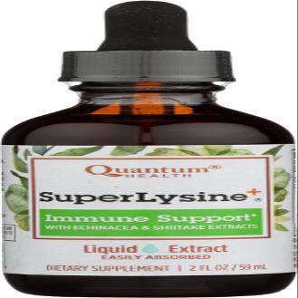 Quantum Health Super Lysine+ Immune System Liquid Extract, 2 Fl Oz