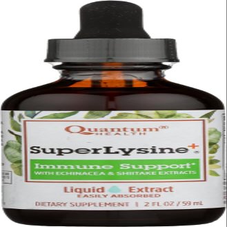 Quantum Health Super Lysine+ Immune System Liquid Extract, 2 Fl Oz