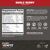 MTN OPS Ignite Energy Drink Powder, Gluten Free Nootropic Supplement Drink Mix, L Arginine, L Citrulline, Caffeine & Nootropic Sugar Free Drink Mix, 45 Servings, Bugle Berry view 3