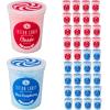 Blue Raspberry & Classic Pink Vanilla Gourmet Flavored Cotton Candy (36 Pack) Unique Idea for Holidays, Birthdays, Gag Gifts, Party Favors view 1