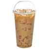 10 oz Cups, 400 Pack | Iced Coffee Go Cups and Dome Lids | Cold Smoothie | Plastic Cups with Dome Lids | Clear Plastic Disposable Pet Cup | Ideal for Coffee, Parfait, Juice, Soda, Cocktail, Party Cups view 3