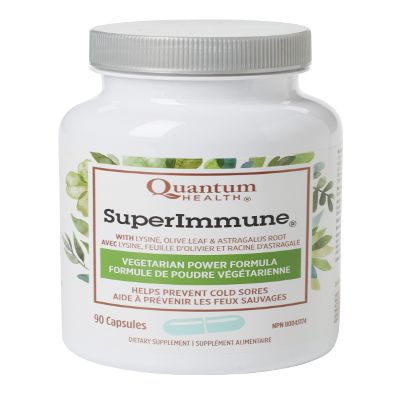 Quantum Health Super Immune+ Power Formula Dietary Supplement, 90 Vegetarian Capsules