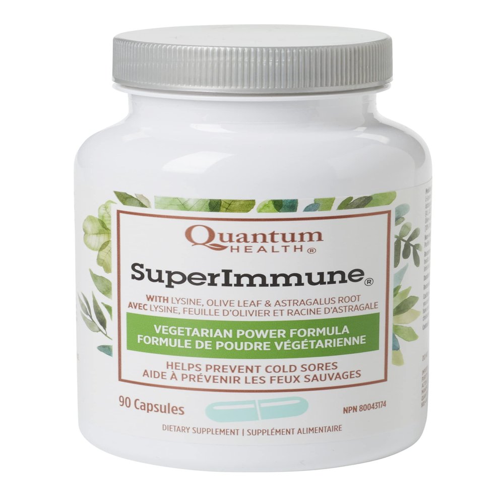 Quantum Health Super Immune+ Power Formula Dietary Supplement, 90 Vegetarian Capsules