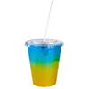 EcoQuality Clear Plastic Disposable Cups with Lids and Straws 400 count - 12 oz (ounces) Clear PET Cup for Smoothies, Protein Shakes, Bubble Tea, Iced Coffee, Boba, Fresh Juice, Meal Prep, Party Cup view 3