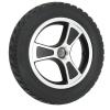 10in Electric Wheelchair Rear Wheel, Polyurethane Wheelchair Wheel with Strong Bearing Capacity and Alloy Hub view 3
