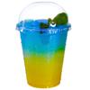12 oz Cups 500 Pack | Iced Coffee Go Cups and Dome Lids | Cold Smoothie | Plastic Cups with Dome Lids | Clear Plastic Disposable Pet Cups | Ideal for Coffee Parfait Juice Soda Cocktail Party Cups view 3