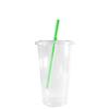 Clear Plastic Disposable Cups with Lids and Smoothie Straws 400 Count - 12 oz (Ounces) Clear PET Cup for Smoothies, Protein Shakes, Bubble Tea, Iced Coffee, Boba, Fresh Juice, Meal Prep, Party Cup view 2