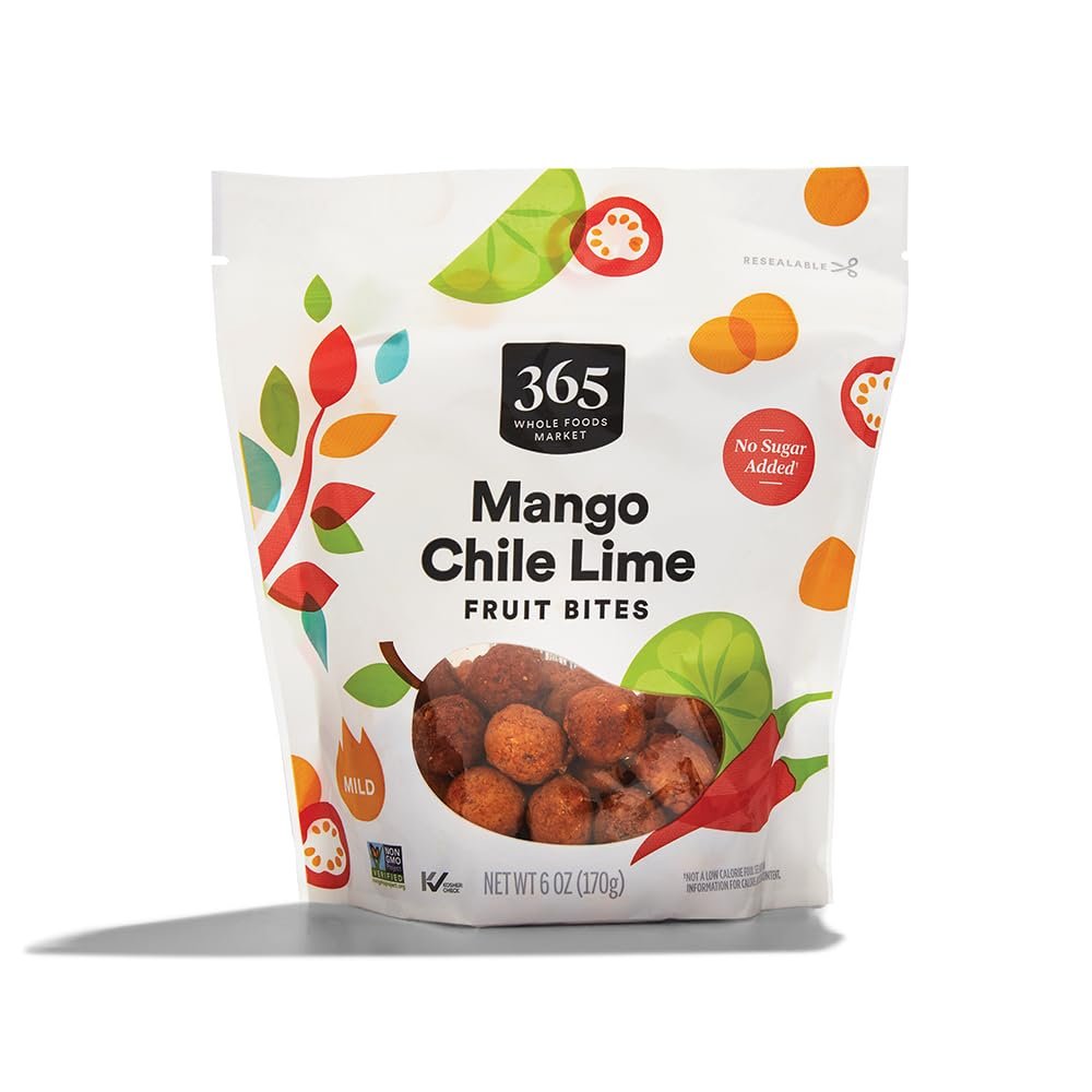 365 by Whole Foods Market, Fruit Bites, Mango Chili Lime, 6 Ounce