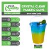 12 oz Cups 200 Pack | Iced Coffee Go Cups and Dome Lids | Cold Smoothie | Plastic Cups with Dome Lids | Clear Plastic Disposable Pet Cups | Ideal for Coffee Parfait Juice Soda Cocktail Party Cups view 4