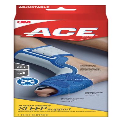 ACE Brand Plantar Fasciitis Sleep Support, Helps Relieve Symptoms of Plantar Fasciitis, One Size Fits Most, Blue