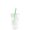 Clear Plastic Disposable Cups with Lids and Smoothie Straws 50 count - 9 oz (ounces) Clear PET Cup for Smoothies, Protein Shakes, Bubble Tea, Iced Coffee, Boba, Fresh Juice, Meal Prep, Party Cup view 2