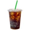 Clear Plastic Disposable Cups with Lids and Smoothie Straws 50 count - 9 oz (ounces) Clear PET Cup for Smoothies, Protein Shakes, Bubble Tea, Iced Coffee, Boba, Fresh Juice, Meal Prep, Party Cup view 3