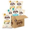 Heirloom Mini Popcorn Variety Pack by Pips- Sea Salt and Truffle 4.5oz 6pk - Gluten Free Snacks, Snack Variety Packs, Heirloom Corn view 1