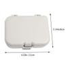 Healifty 2pcs Cleaning Case with Brush Portable Storage Box for Teeth Includes Mirror for Convenient Use Rinsing and Soaking for Travel and Daily Care view 3
