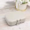 Healifty 2pcs Cleaning Case with Brush Portable Storage Box for Teeth Includes Mirror for Convenient Use Rinsing and Soaking for Travel and Daily Care view 4