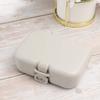 Healifty 3pcs Cleaning Case with Brush Compact False Storage Box for Travel Includes Mirror for Easy Cleaning and Maintenance of Dentures and Retainers view 4
