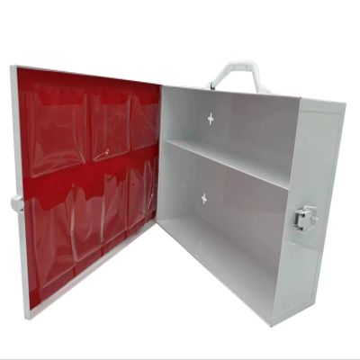 Rapid Care First Aid Shelf Cabinet Without Product (2 Shelf Empty Cabinet)