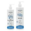 Baby Jolie Baby Bath 2 Pieces Bundle - 1 Body Lotion + 1 2 In 1 Hair And Body Wash