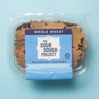 Whole Wheat Sourdough Crackers, 6oz (4-pack) Handmade with Organic Ingredients