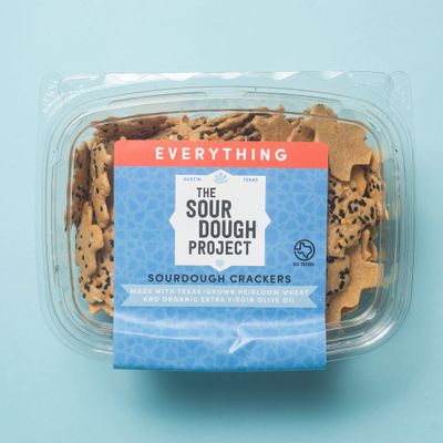 Everything Sourdough Crackers, 6oz (5-pack) Handmade with Organic Ingredients