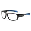 Photochromic Bifocal Reading Glasses for Men and Women Transition Sports Wrap Around Driving Running Sunglasses Reader (black blue, 1.75, multiplier_x) view 4