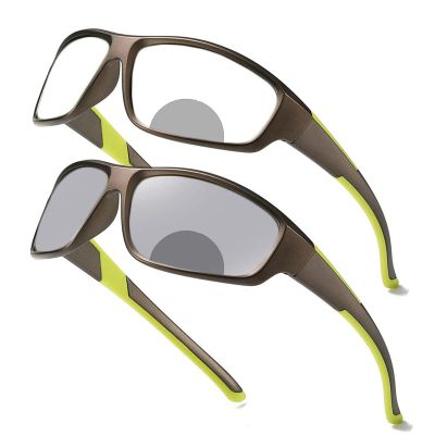 Transition Photochromic Bifocal Reading Glasses for Mens and Womens Outdoor Sports Presbyopia Sunglasses reader (yellow, 1.75, multiplier_x)