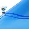 20 Pcs Blue border Flower Wrapping Paper,Waterproof Valentine's Day Bouquet Wrapping Paper 23x23Inch Used for DIY Crafts, Gift Packaging, Flower Shop Bouquet Packaging view 1