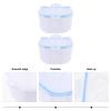2 Pack Double Layer Nail Soak Bowl ABS Manicure Tool view 3