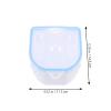 2 Pack Double Layer Nail Soak Bowl ABS Manicure Tool view 4