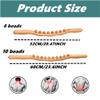 Wooden Gua Sha Massage Tools,10 Beads Lymphatic Drainage Paddle Tool,Handheld Self Body Sculpting Massage Tool,Cellulite Massage 23.6INCH view 2