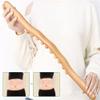 Wooden Gua Sha Massage Tools,10 Beads Lymphatic Drainage Paddle Tool,Handheld Self Body Sculpting Massage Tool,Cellulite Massage 23.6INCH view 3