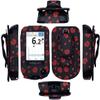 Premium Fitted Leather Case with Screen Protector, Belt Clip, Carabiner (Including a Neck Lanyard) for Freestyle Libre 2/14 Day (Black/Lady Bug) view 1
