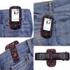Premium Fitted Leather Case with Screen Protector, Belt Clip, Carabiner (Including a Neck Lanyard) for Freestyle Libre 2/14 Day (Black/Lady Bug) view 2