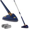 360 Rotatable Adjustable Cleaning Mop, Wall Mop Wall Cleaner with Automatic Water Squeezing Function (Blue) view 1