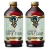 Portland Syrups Organic Cane Simple Syrup - Drink Mix for Exceptional Cocktails, Sugar for Drinks, for Coffee, Mocktails, Baking, 12 oz, 24 Servings - Pack of 2 view 1