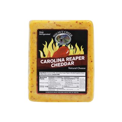CAROLINA REAPER CHEDDAR. WALNUT CREEK. 2 LB.