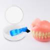 Healifty 1set Portable Box with Brush Compact and Leak Travel and Home Use Includes Professional Cleaning Brush for Full and Partial Dentures and Design view 3