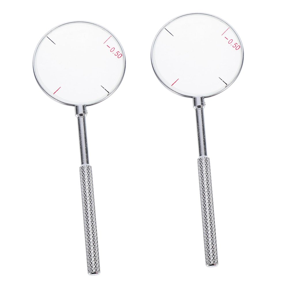 Healifty 4pcs Cross Cylinder Lens Optometry Tool for Accurate Testing Multi-Function Optical Lens for Eyeglass Supply and Material