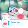 Healifty 1set Portable Box with Cleaning Brush False Tooth Holder for Retainers Mouth for Travel Storage Includes Professional Cleaning Tool view 4