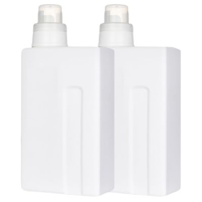 Zerodeko 2pcs Laundry Bottle Multipurpose Sub Bottle Reusable Bottles Large Capacity Sub Lotion Storage Bottles Lotion Refillable Container Shower Gel Holder