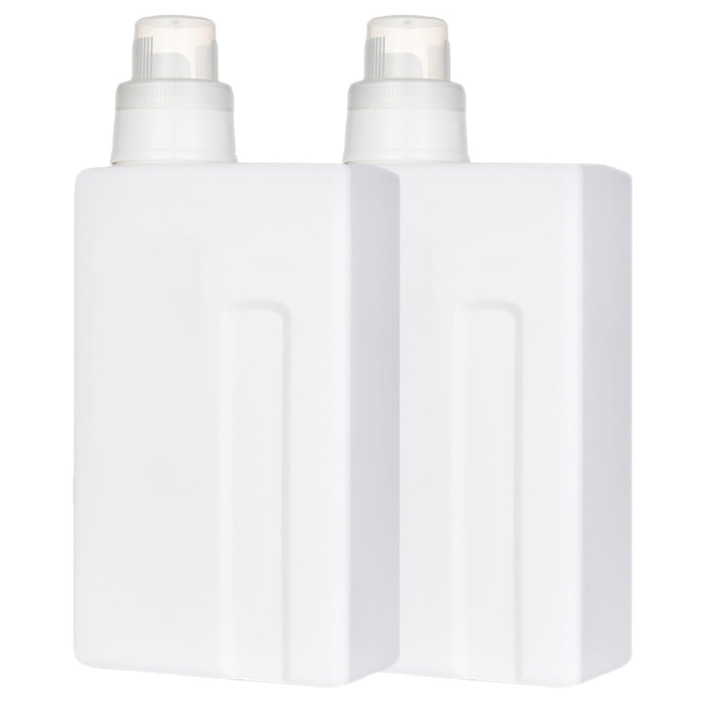 Zerodeko 2pcs Laundry Bottle Multipurpose Sub Bottle Reusable Bottles Large Capacity Sub Lotion Storage Bottles Lotion Refillable Container Shower Gel Holder