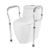 MOFOCO Toilet Safety Rail,Toilet Safety Frame for Elderly Assistance Rails No Punching Elderly Adjustable Toilet Hand RailsDisabled Toilet Safety Anti-Slip Guardrail view 1