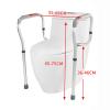 MOFOCO Toilet Safety Rail,Toilet Safety Frame for Elderly Assistance Rails No Punching Elderly Adjustable Toilet Hand RailsDisabled Toilet Safety Anti-Slip Guardrail view 4