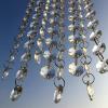 10m/50m/100m Clear with Silver Rings 14mm Crystal Octagon Beads Chain Garland Chandelier Lamp Part Curtain Craft Ornament Home,100 Meters view 2